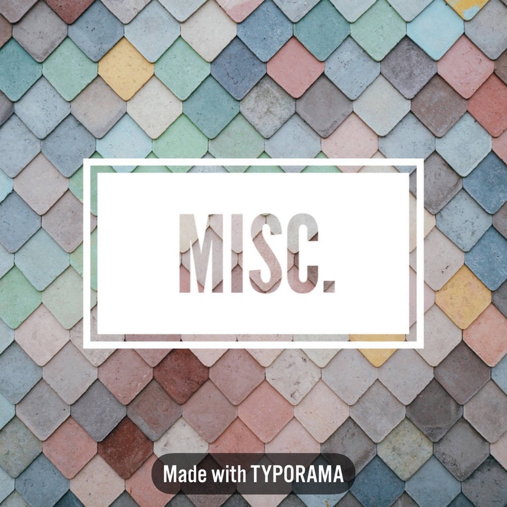 Miscellaneous